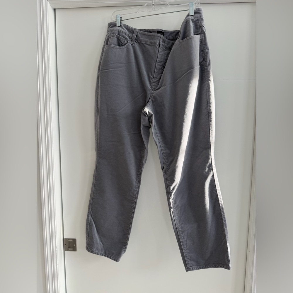 Talbots Gray Women's Velveteen Pants